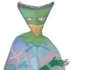 tor lundvall masque oiseau peinture