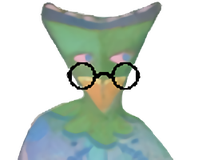 tor lundvall masque oiseau peinture lunettes