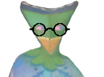 tor lundvall masque oiseau peinture lunettes