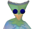 tor-lundvall-masque-oiseau-peinture-lunettes-bleues-ready