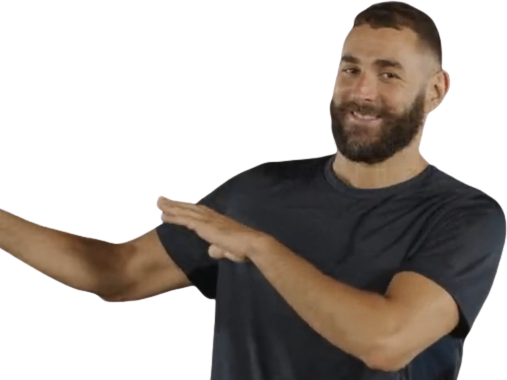 karim benzema footballco dubai bras sourire celebration danse