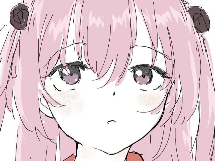 kikoojap fille rose sans expression vide neutre