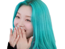gowon-loona-kpop-asiat-fille-cute-rire-coupable-hihi-moquerie-idol