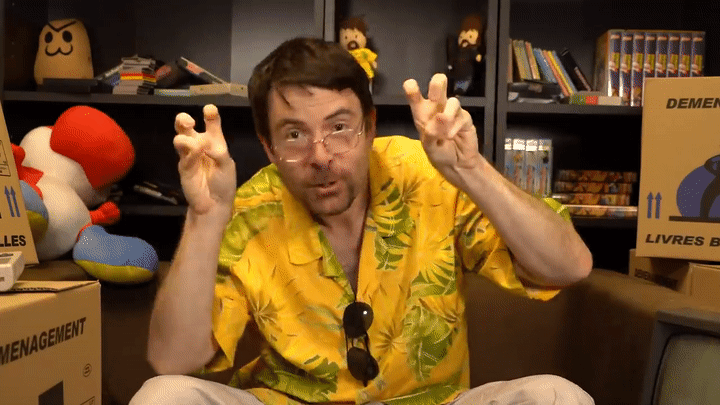 jdg fred doigts guillemets lapin chantal goya danse dance gameboy gif tinnova