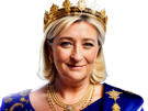 marine-le-pen-mlp-fn-rn-front-national-queen-reine-couronne-imperatrice-royal-royale-presidente