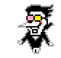 spamton deltarune o_o surpris oh seduit