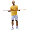 richard-gasquet-mozart-tennis-baton-jaune-porter