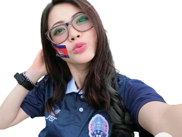 fan cambodge foot football khmer cambodgienne femme asiatique asie supportrice