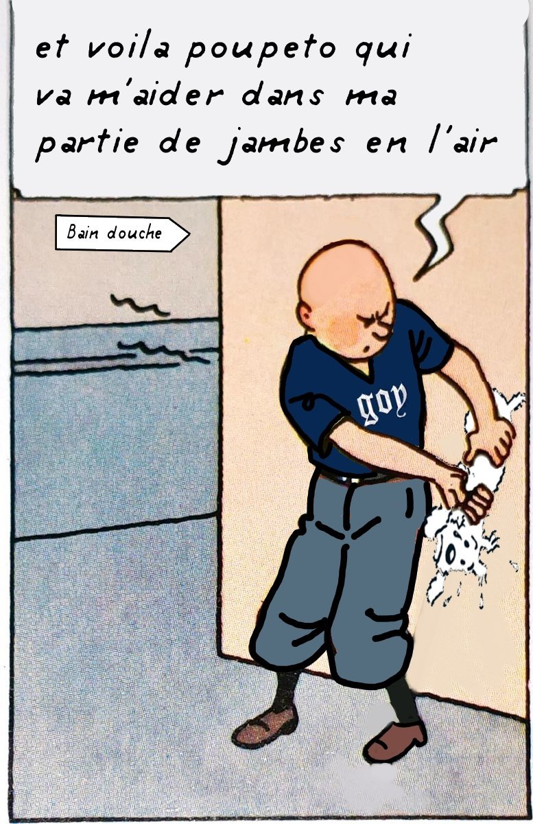 tintin bd comics vs soral poupeto goy juif israel milou chien sex