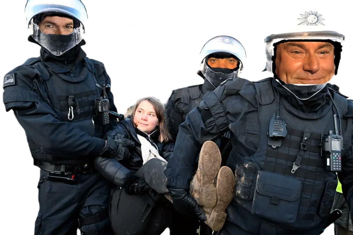 greta thunberg arrestation zizou zidane benzemonstre issou risitas jesus gilbert police crs nwo