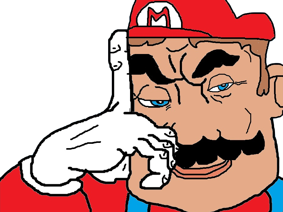 Sticker chelou mario other et toi par Dabeull