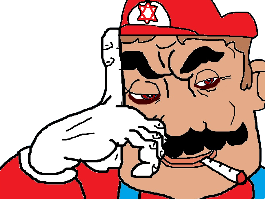 Sticker toi chelou other et mario par Dabeull