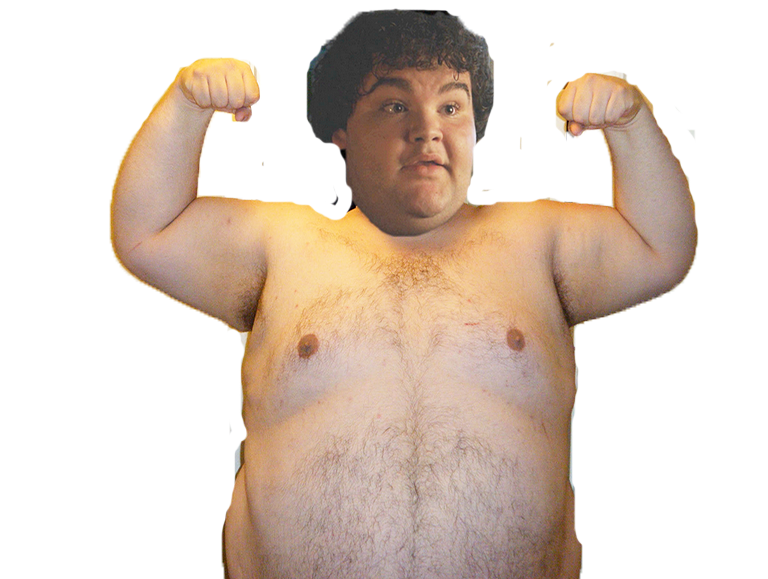 hot fat chaude guy tourte got pie