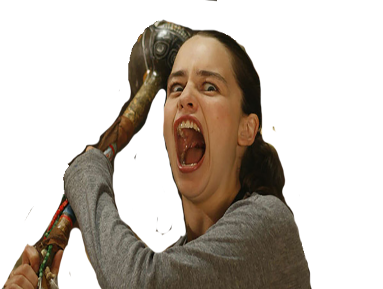 emilia clarke got triassic attack daenerys