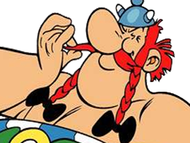 Sticker obelix other tseu lao confucius asterix par Gyps-Almanzo