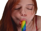 maimy-nyan-asmr-femme-rousse-red-hair-belle-mignonne-cute-sexy-sucer-bonbon-glace-latina