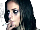kaya-scodelario-actrice-smoke-cigarette-fume-dark-maquillage
