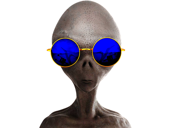 ready lunettes alien extraterrestre