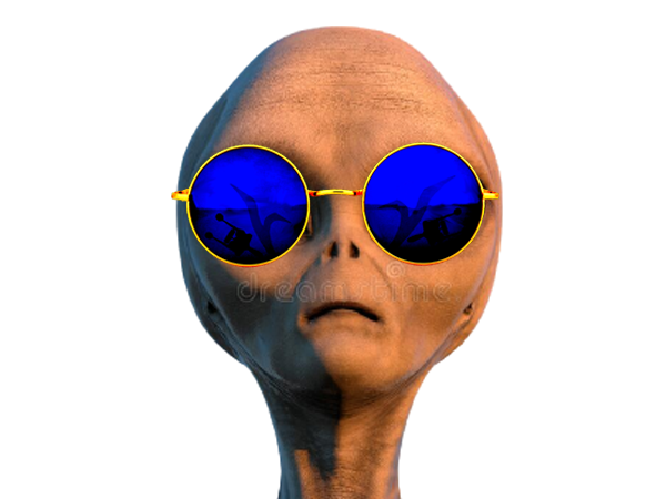 Sticker de AhiEncoreBan sur ready lunettes alien extraterrestre