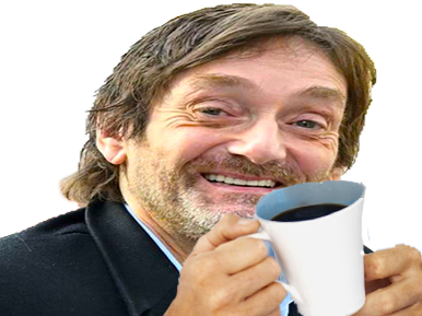 Sticker pierre palmade cafe par Viagramaison