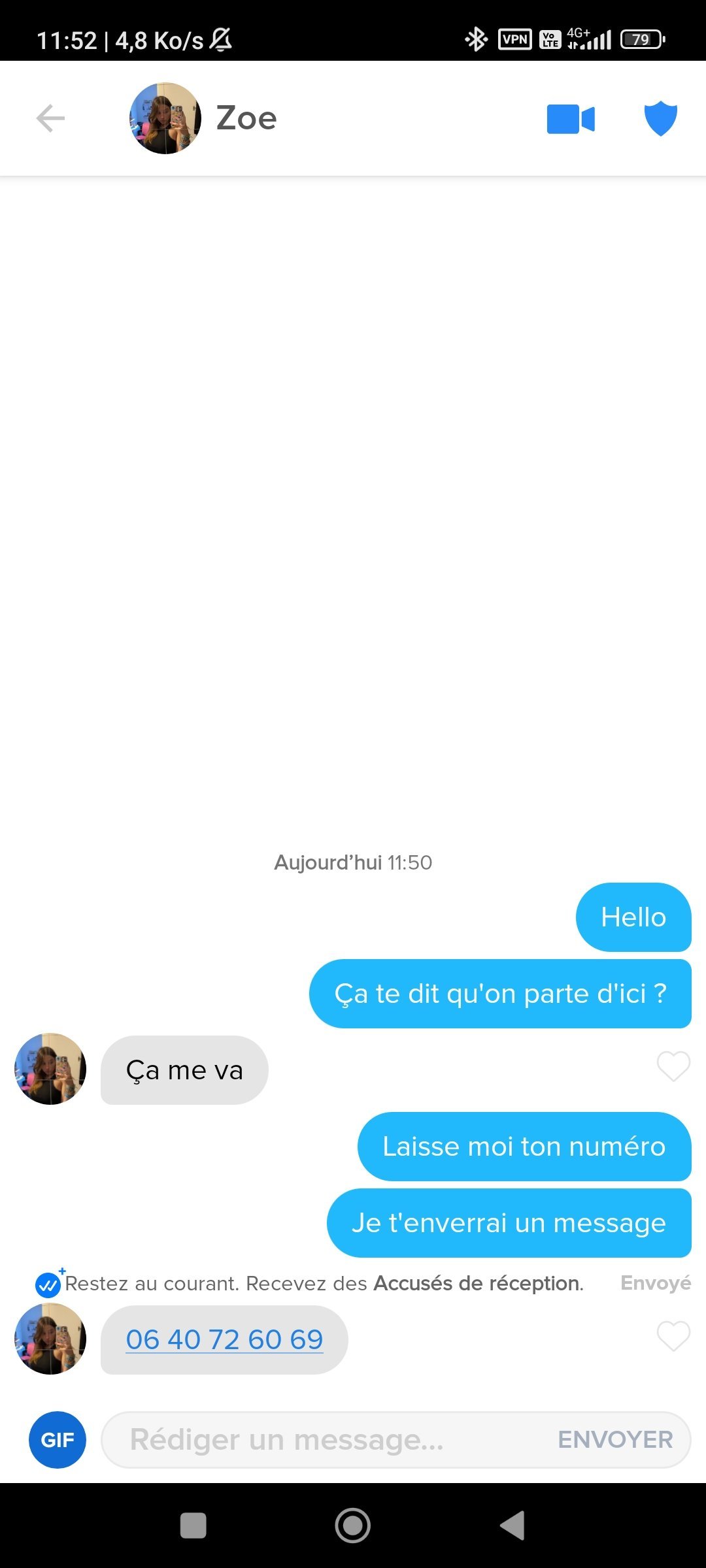screen tinder salope