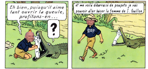 soral tintin bd mangas anime comics juif poupeto congo afrique vs