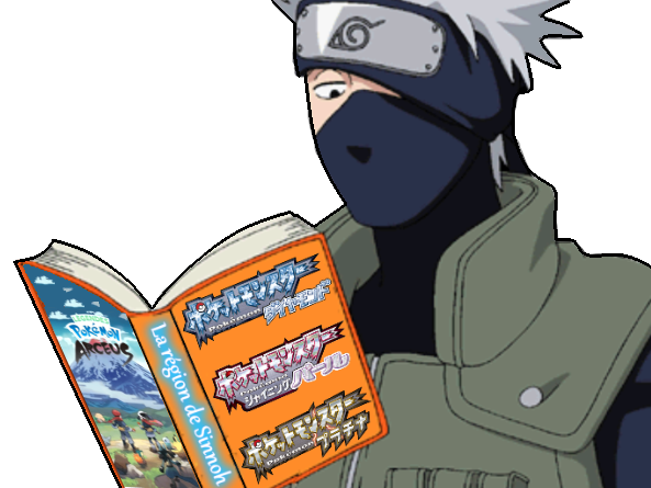 4g sinnoh diamant perle platine arceus kakashi lire livre lis
