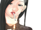 cigarette-femme-manga