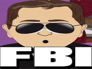 Sticker fbi south park par Viagramaison