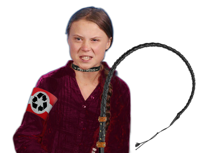 greta dictateur dictatrice fouet recyclage ecologie thunberg