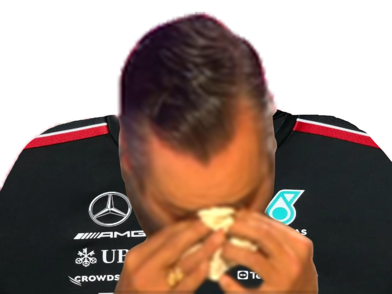 risitas pleure mercedes ferrari f1 mouchoir pleurer triste formule 1 2023