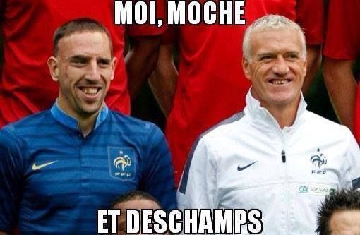 ribery deschamps foot fff france