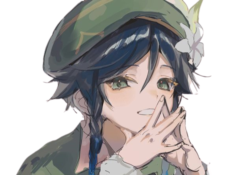 Sticker kj mignon venti genshin impact anemo par Jenseth