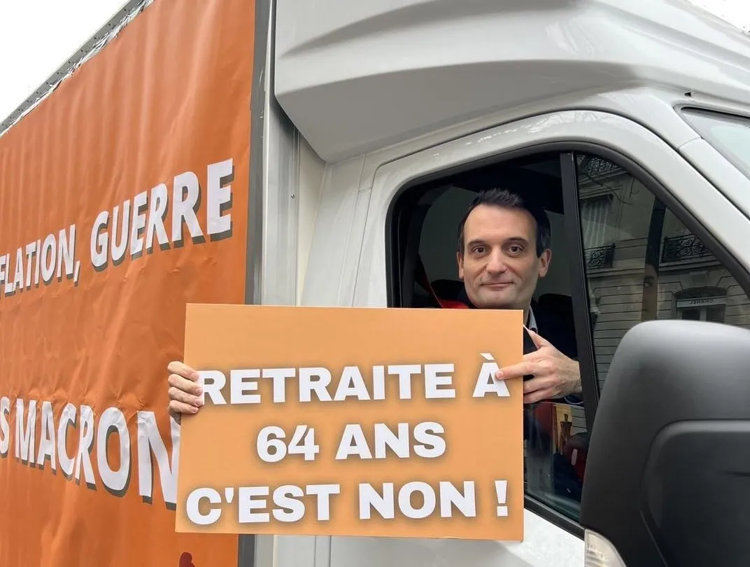 Sticker philippot camion manif retraite par James_May