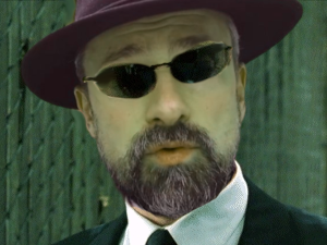 Sticker smith agent matrix verite ministere tronche biais par Marximmus