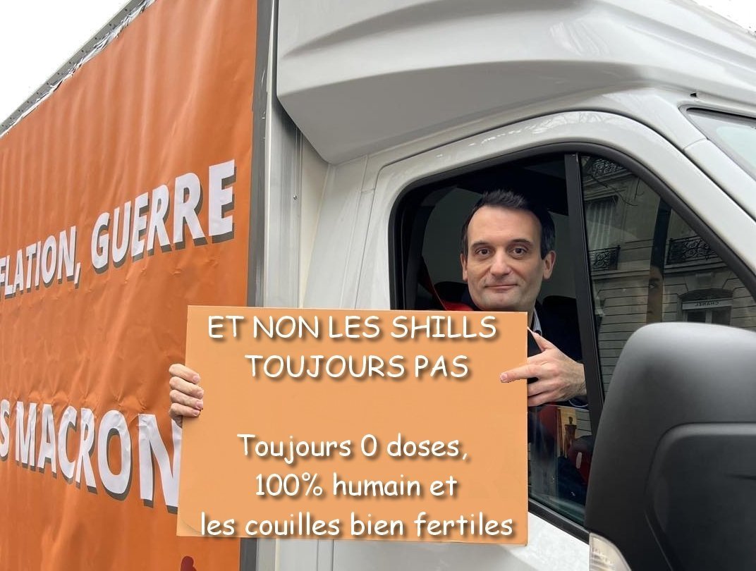 Sticker philippot camion shills humain covid par James_May