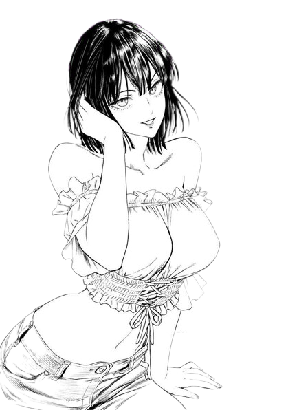 fubuki opm boobs fille anime