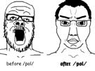 4chan-wojak-wojack-soyjak-soyjack-dessin-meme-pol-forum-altright-incel-before-after-cuck-chad