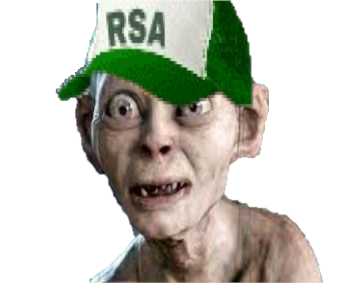 gollum rsa sda lotr dechet 0
