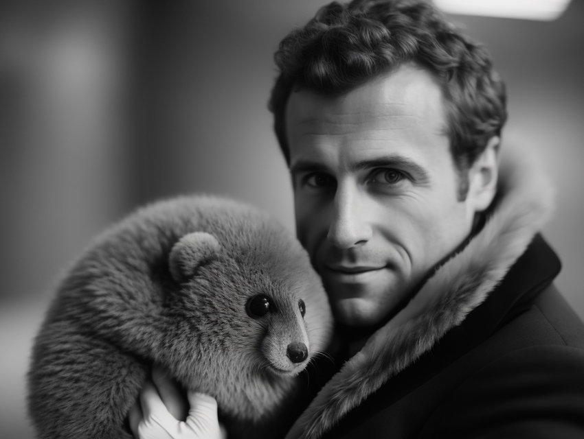 emmanuel macron castor