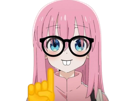 kikoojap-anime-bocchi-nerd-intello-intelligent-dent-lapin-lunette-geek
