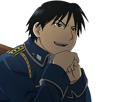 colonel-roy-mustang-sourire-arrogant-enervant-bg-cheveux-brun-regard-uniforme-parle-alchimiste