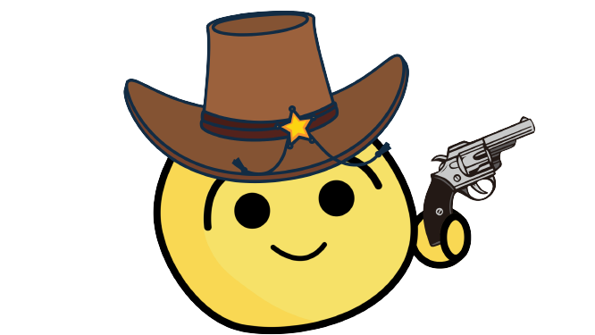 onche cowboy pistolet