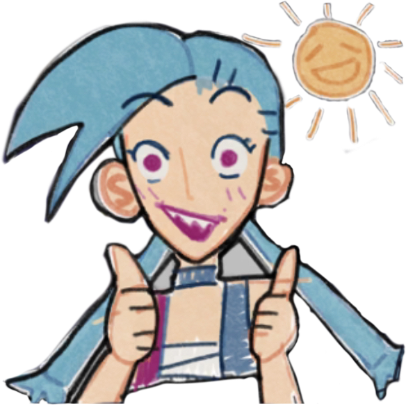 jinx powder league of legends champion arcane riot wild rift cartoon pouce ok happy smile