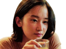 jeon-jong-seo-coreenne-actrice-drink-verre-regard