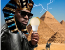 gims-maitre-pyramide-electricite-pharaon-egypte-ampoule-chevalier-noir-histoire