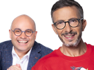 florian-gazan-yoann-riou-grosse-tete-caisse-a-savon-lequipe-chauve-gay-lunettes-journaliste-commentateur