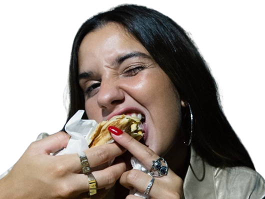 bianca costa mange kebab faim croque