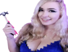 rose-asmr-femme-belle-cute-mignonne-sexy-boobs-sourire-smile-help-tools-outils-bleu