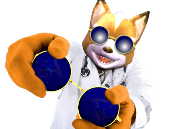 starfox fox mccloud assault docteur medecin scientifique opticien lunettes bleues golem tinnova